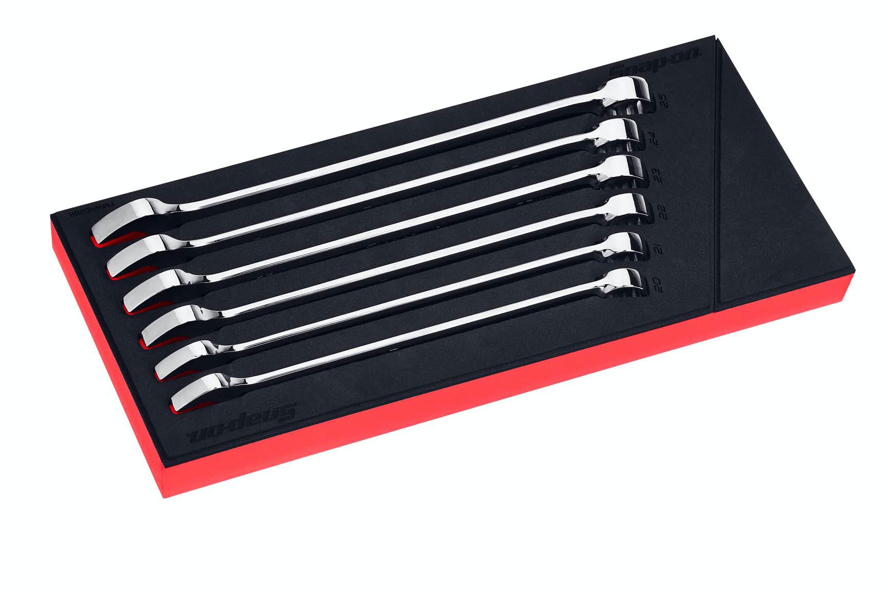 6 pc 12-Point Metric Flank Drive® Plus Combination Wrench Foam Set (20–25 mm) | SOEXM02FMBR 6 pc 12-Point Metric Flank Drive® Plus Combination Wrench Foam Set (20–25 mm) | SOEXM02FMBR